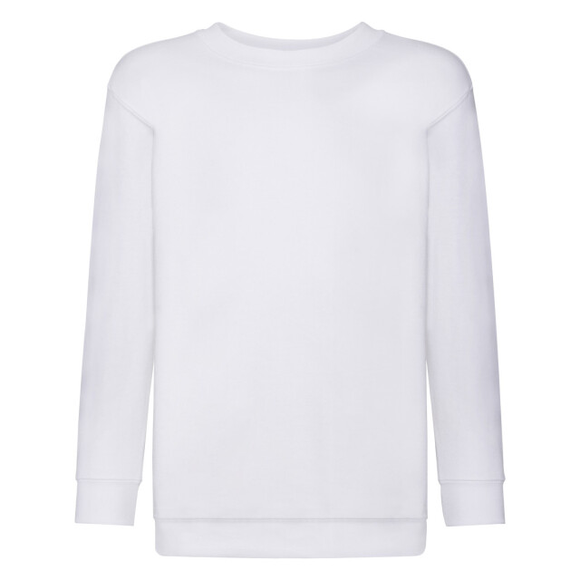 Fruit of the Loom Klassiek effen sweatshirt voor kinderen/kinderen UTFK2883_white large