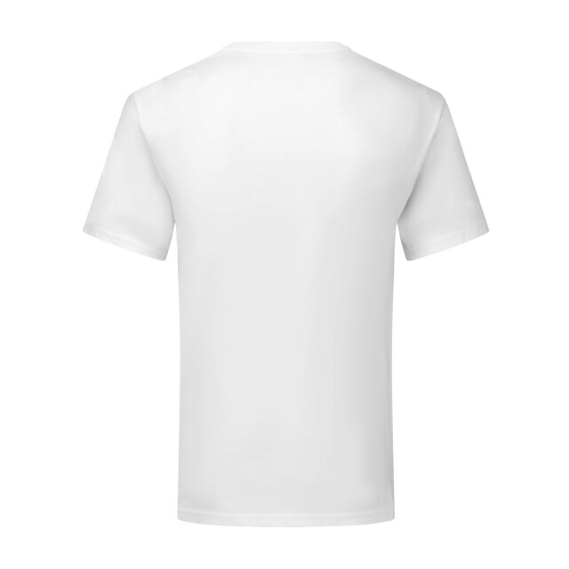 Fruit of the Loom Heren iconic 140 v neck t-shirt UTFK2880_white large