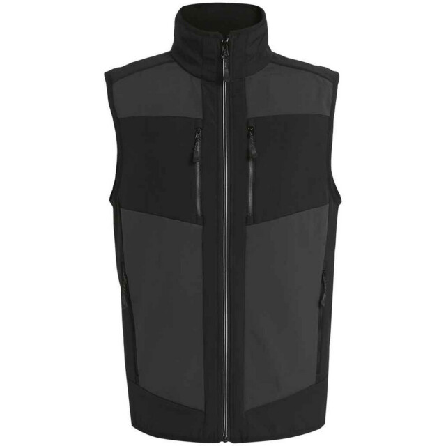 Regatta Heren e-volve softshell gilet UTFK2707_ashblack large