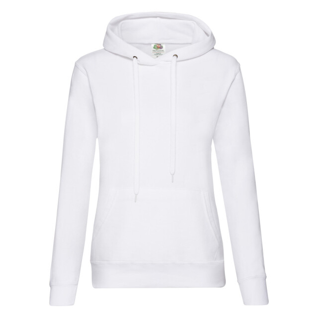 Fruit of the Loom Dames klassieke hoodie UTFK2708_white large