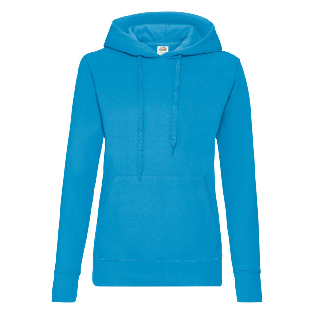 Fruit of the Loom Dames klassieke hoodie UTFK2708_azureblue large