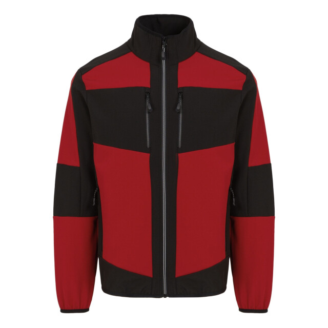 Regatta Heren e-volve 2 layer soft shell jas UTFK2713_classicredblack large