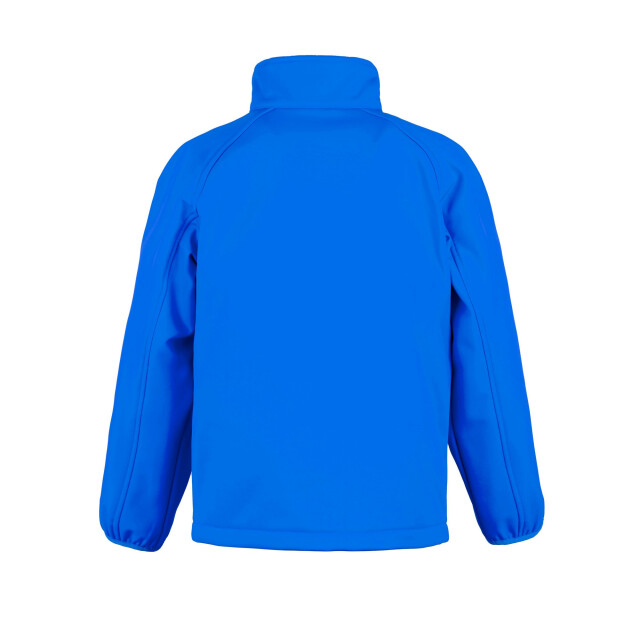 Result Kinder/kids 2-laags bedrukbaar softshell jack UTFK2869_royalblue large