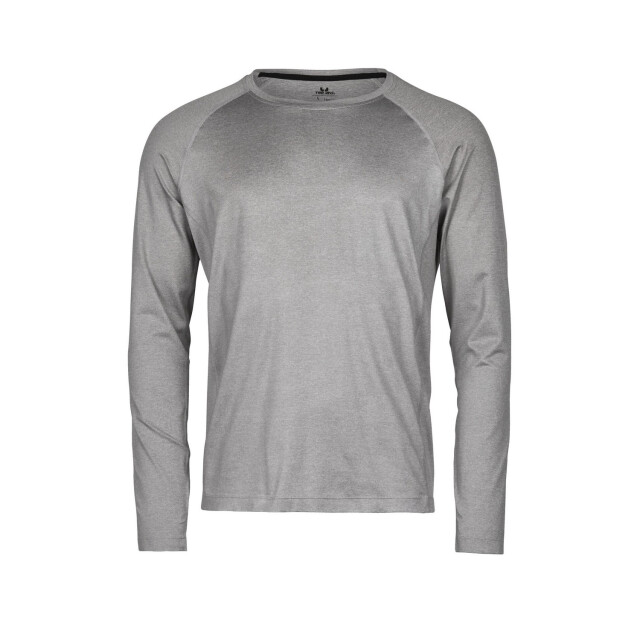 Tee Jays Heren cooldry t-shirt met lange mouwen UTFK2874_greymelange large