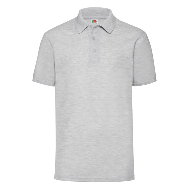Fruit of the Loom Heren 65/35 poloshirt UTFK2850_heathergrey large