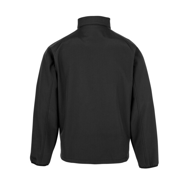 Result Kinder/kids 2-laags bedrukbaar softshell jack UTFK2869_black large