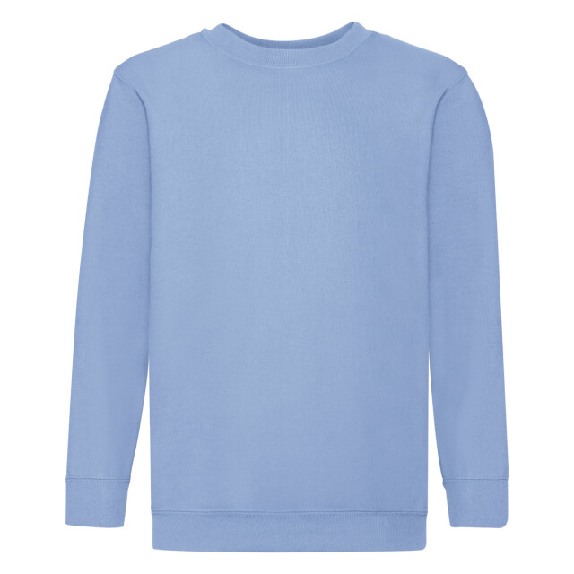 Fruit of the Loom Kinder/kids klassiek sweatshirt met inzet UTFK2672_skyblue large