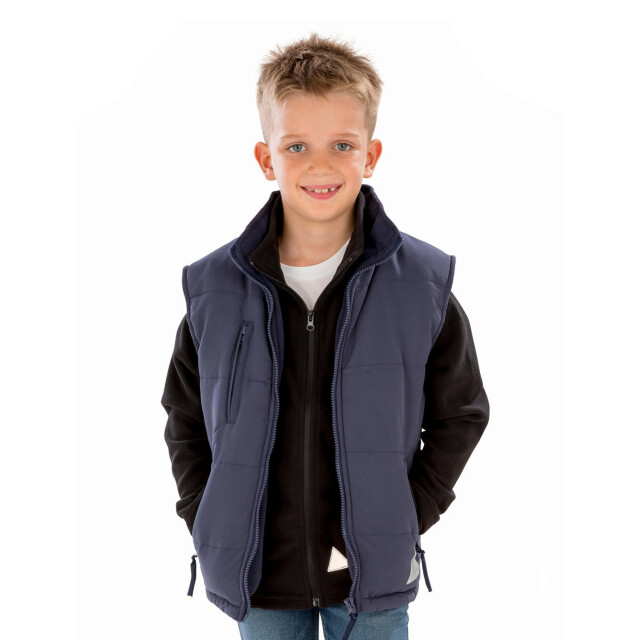 Result Ultra gewatteerde bodywarmer voor kinderen/kinderen UTFK2673_navy large