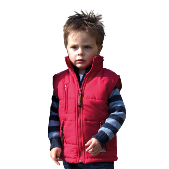 Result Ultra gewatteerde bodywarmer voor kinderen/kinderen UTFK2673_red large