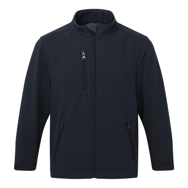SG Soft shell jas zonder label voor kinderen/kinderen UTFK2667_navy large