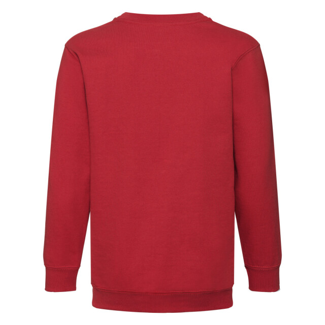 Fruit of the Loom Kinder/kids klassiek sweatshirt met inzet UTFK2672_red large