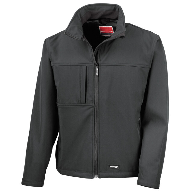 Result Heren klassiek soft shell-jasje UTFK2816_black large