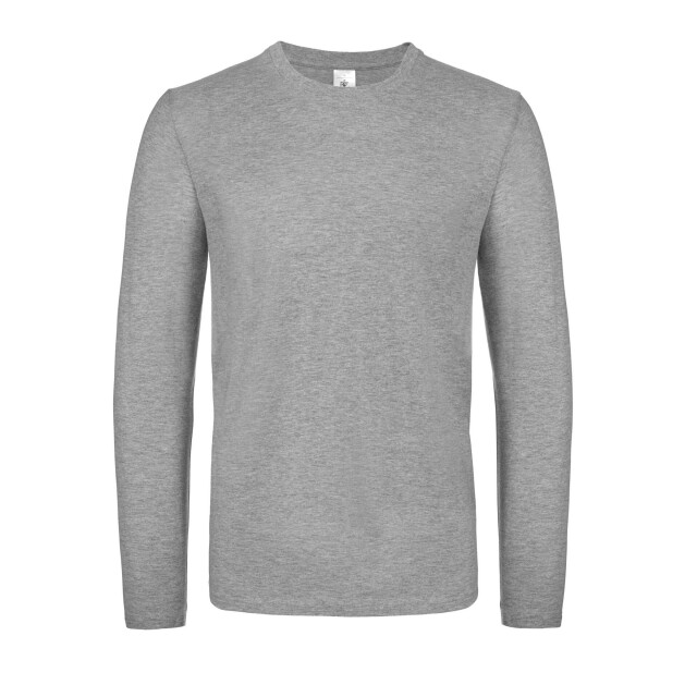 B and C Heren #e150 t-shirt met lange mouwen UTFK2813_sportsgrey large