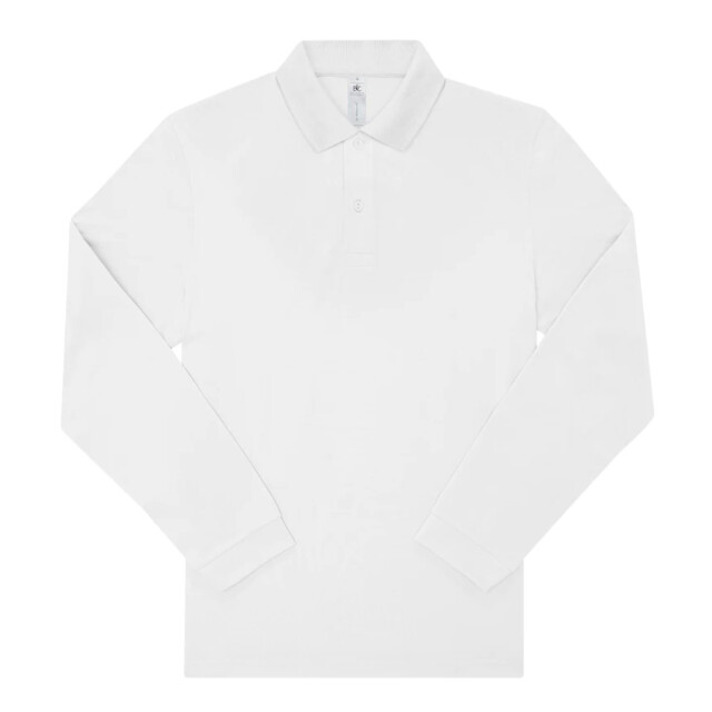 B and C Heren my polo 210 effen katoenen poloshirt UTFK2802_white large