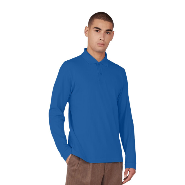 B and C Heren my polo 210 effen katoenen poloshirt UTFK2802_royalblue large