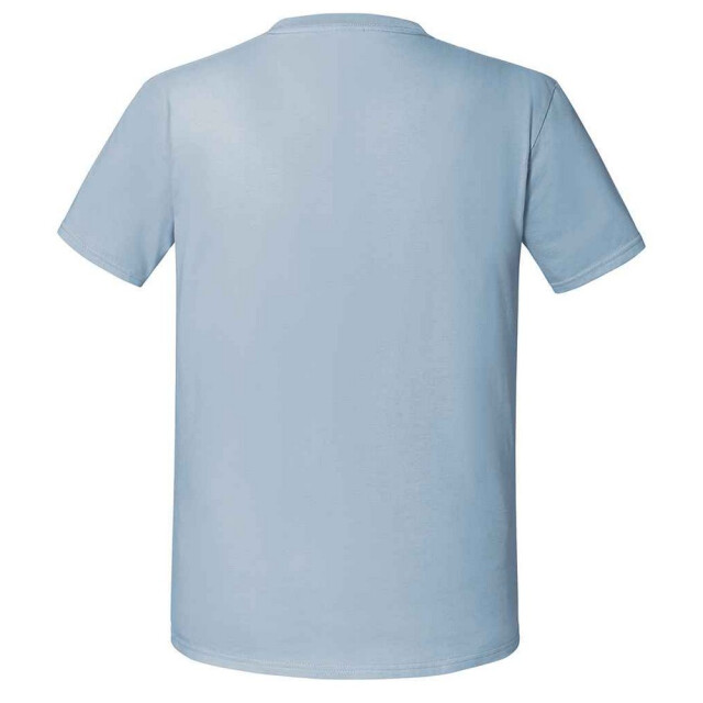 Fruit of the Loom Heren iconic 195 premium ringspun katoen t-shirt UTFK2657_mineralblue large