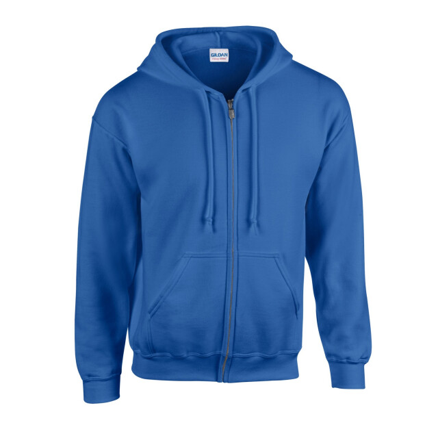 Gildan Unisex adult heavy blend full zip hoodie UTFK2795_royalblue large