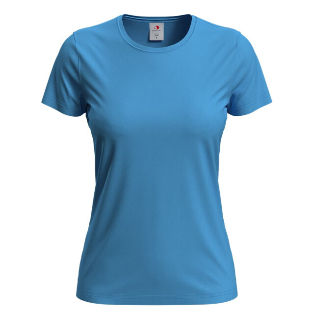 Stedman Stars Dames klassiek getailleerd t-shirt UTFK2654_lightblue large