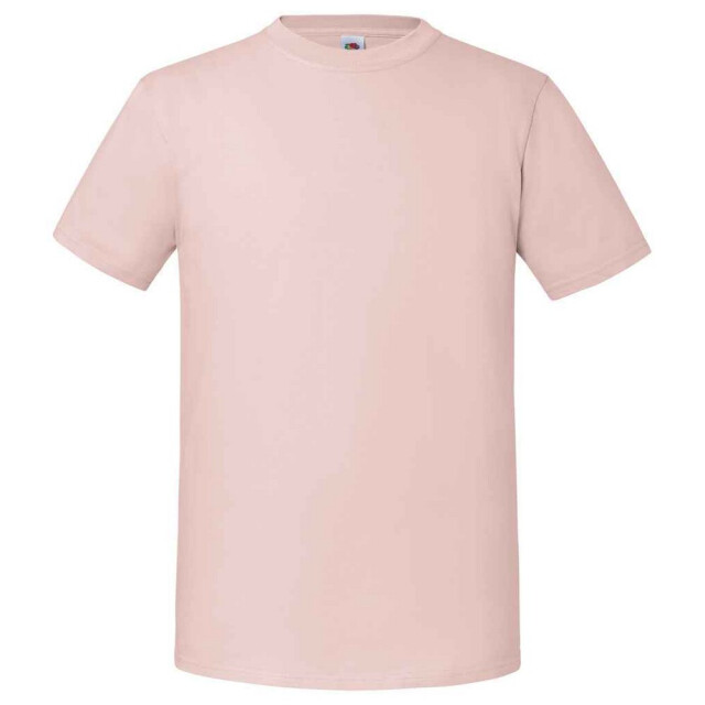 Fruit of the Loom Heren iconic 195 premium ringspun katoen t-shirt UTFK2657_powderrose large