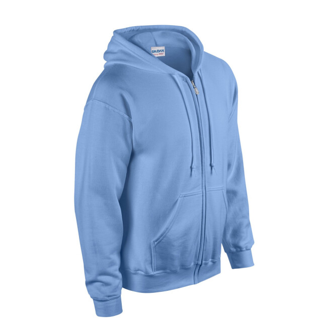 Gildan Unisex adult heavy blend full zip hoodie UTFK2795_carolinablue large