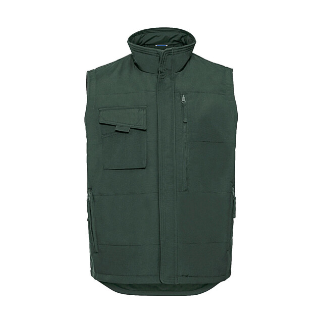 Russell Athletic Heren gilet voor zwaar gebruik UTFK2645_bottlegreen large