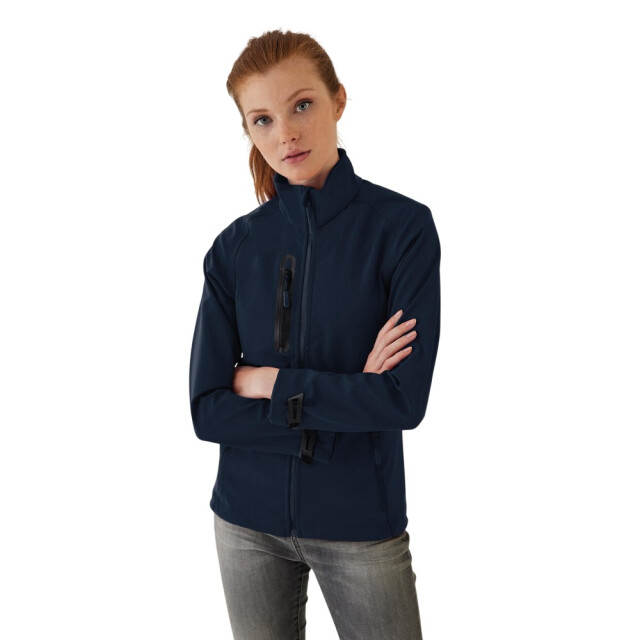 B and C Dames x-lite zachte shell jas UTFK2778_navy large