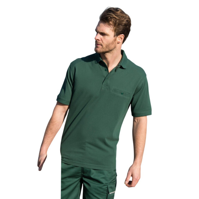Result Heren apex poloshirt UTFK2780_bottlegreen large