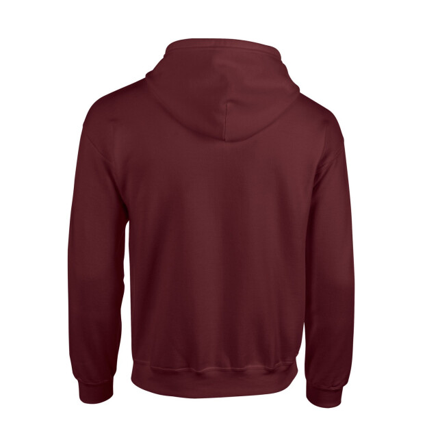 Gildan Unisex adult heavy blend full zip hoodie UTFK2795_maroon large