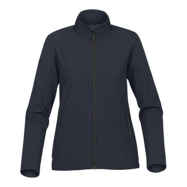 Stormtech Dames orbiter soft shell jas UTFK2767_navycarbon large