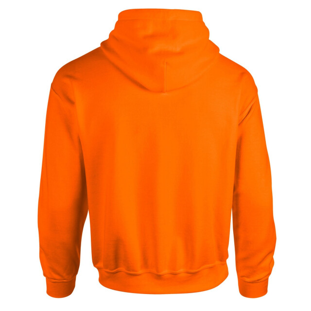 Gildan Unisex adult heavy blend hoodie UTFK2773_safetyorange large