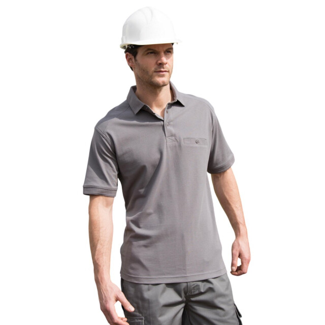 Result Heren apex poloshirt UTFK2780_workguardgrey large