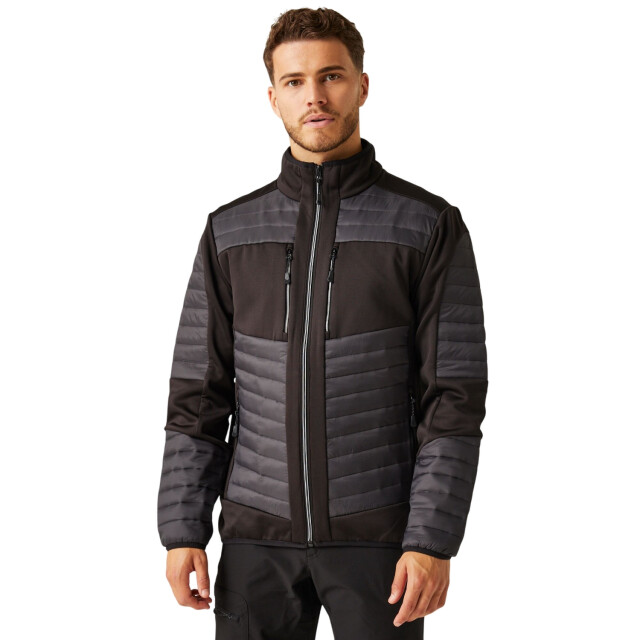 Regatta Heren e-volve hybride thermisch jasje UTFK2613_ashblack large