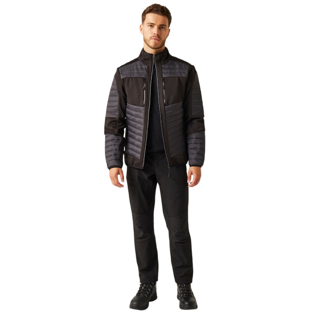 Regatta Heren e-volve hybride thermisch jasje UTFK2613_ashblack large