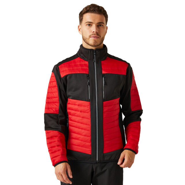 Regatta Heren e-volve hybride thermisch jasje UTFK2613_classicredblack large