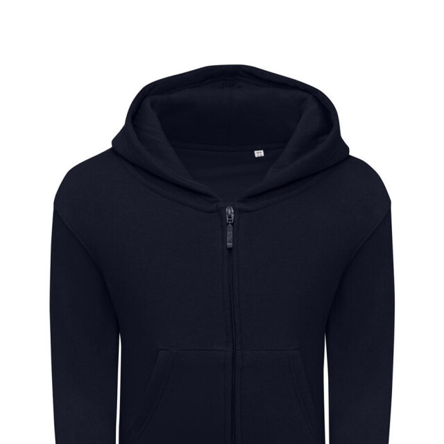 SG Kinder/kids volledige rits hoodie UTFK2759_darkblack large