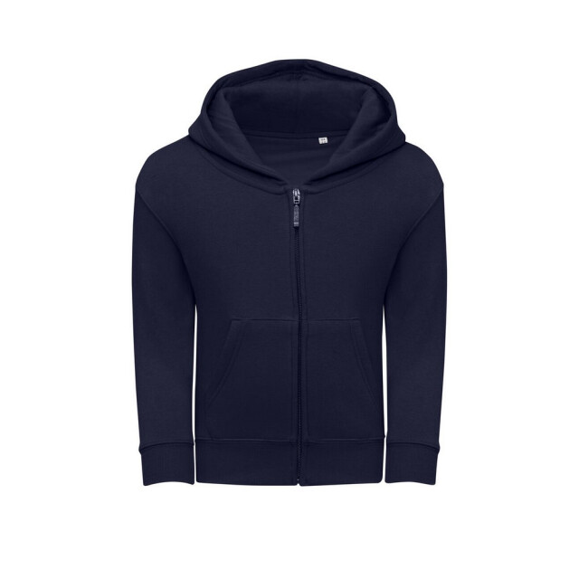SG Kinder/kids volledige rits hoodie UTFK2759_navy large