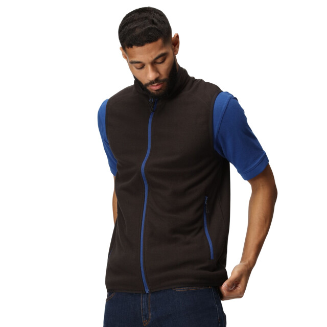 Regatta Heren navigate fleece gilet UTFK2615_blacknewroyal large
