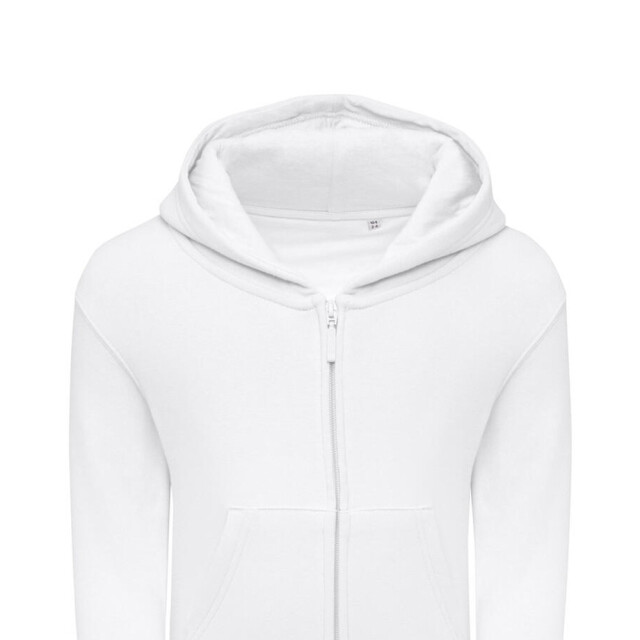 SG Kinder/kids volledige rits hoodie UTFK2759_snowwhite large