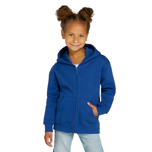 SG Kinder/kids volledige rits hoodie UTFK2759_royalblue large