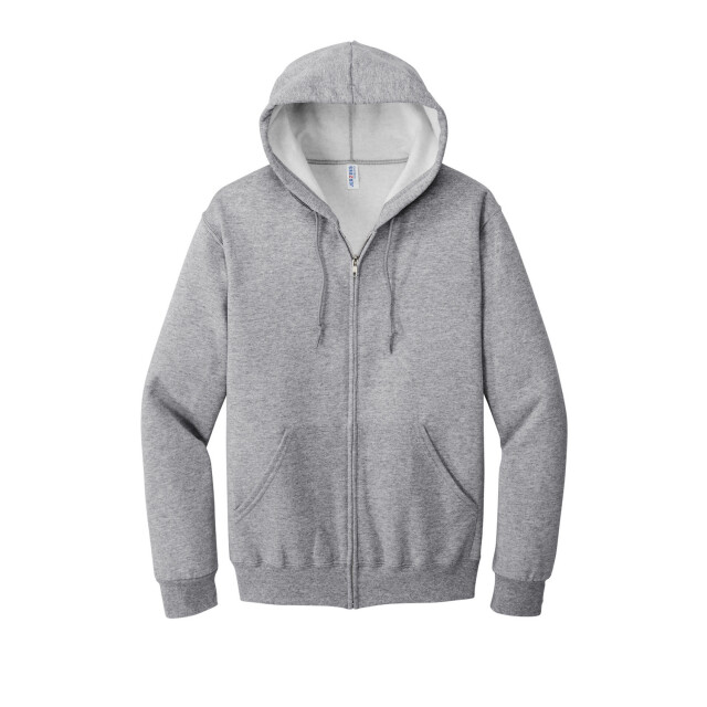 Jerzees Colours Heren nublend full zip hoodie UTFK2614_athleticheather large