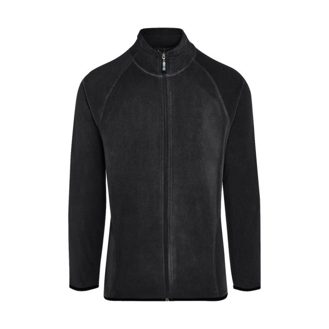 Signature Heren microfleece jas zonder rits UTFK2741_darkblack large