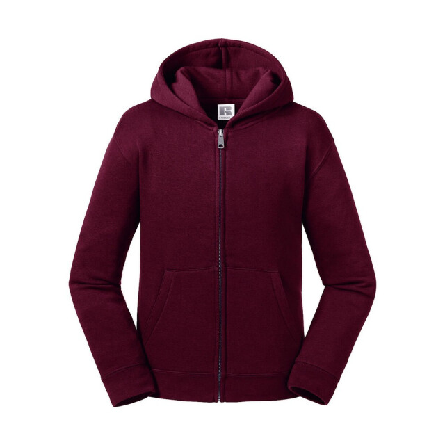 Russell Athletic Kinder/kids authentic full zip hoodie UTFK2732_burgundy large