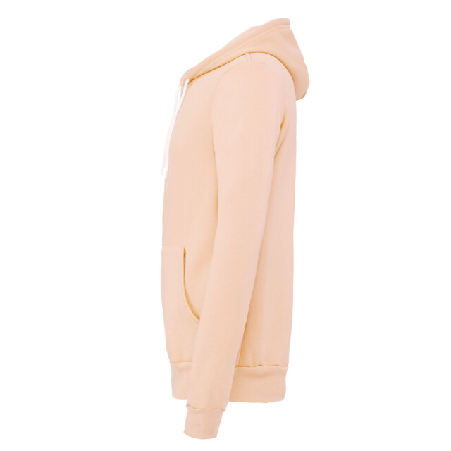 Bella + Canvas Unisex volwassen polycotton full zip hoodie UTFK2749_peach large