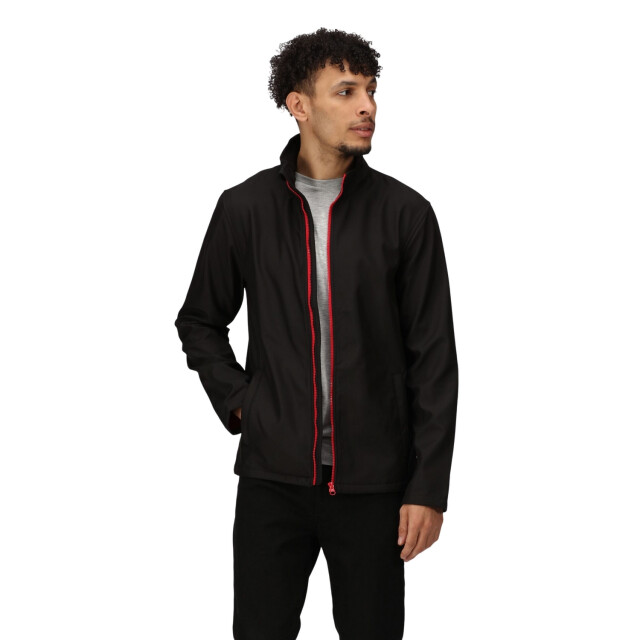 Regatta Heren ablaze printable soft shell jas UTFK2595_blackclassicred large