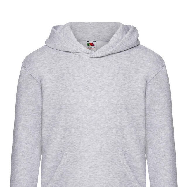 Fruit of the Loom Kinder/kids premium effen hoodie UTFK2724_heathergrey large