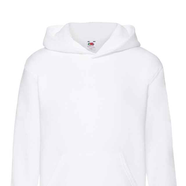 Fruit of the Loom Kinder/kids premium effen hoodie UTFK2724_white large