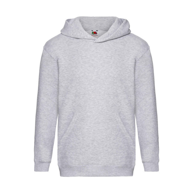 Fruit of the Loom Kinder/kids premium effen hoodie UTFK2724_heathergrey large