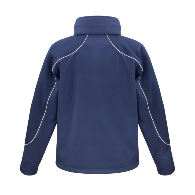 Result Heren ice fell soft shell jas met capuchon UTFK2583_navy large