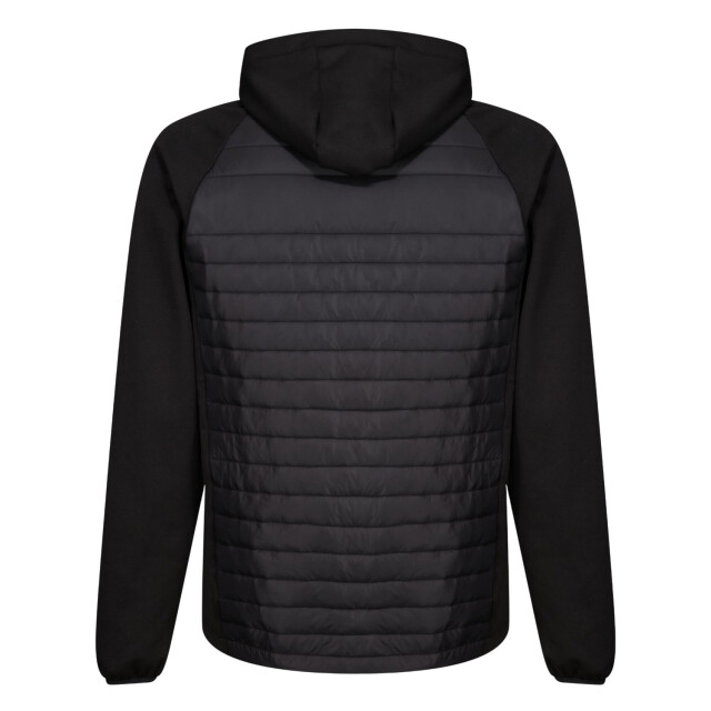 Regatta Heren navigate hybride hooded jacket UTFK2584_blackclassicred large