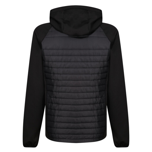 Regatta Heren navigate hybride hooded jacket UTFK2584_blacknewroyal large